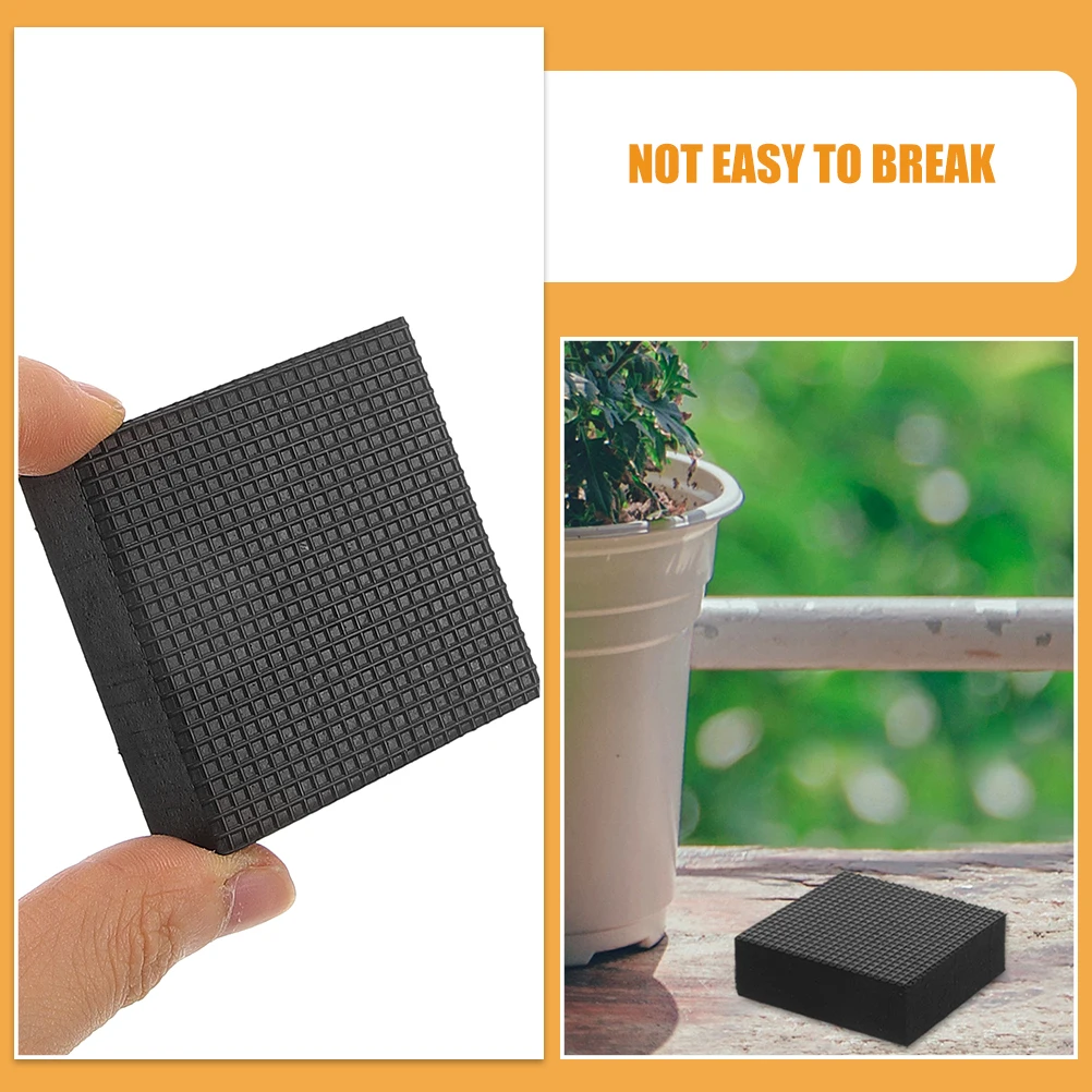 4pcs Shockproof Rubber Gasket 50x50x30 Square Flower Pot Bottom Pad Drainage Mesh Non Slip Planter Coaster Gardening
4pcs Shockproof Rubber Gasket 50x50x30 Square Flower Pot Bottom Pad Drainage Mesh Non Slip Planter Coaster Gardening