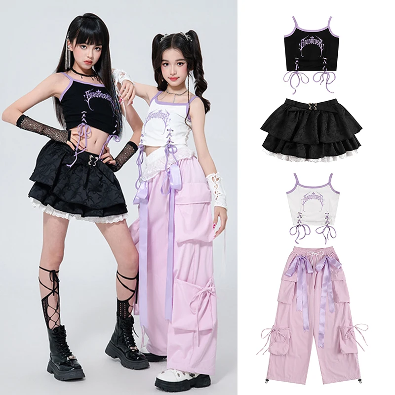 Детский костюм K POP для джазовых танцев, одежда для уличных выступлений в стиле хип-хоп для девочек, одежда для группового концерта и вечеринки, сценические наряды XH2948
Детский костюм K POP для джазовых танцев, одежда для уличных выступлений в стиле хип-хоп для девочек, одежда для группового концерта и вечеринки, сценические наряды XH2948