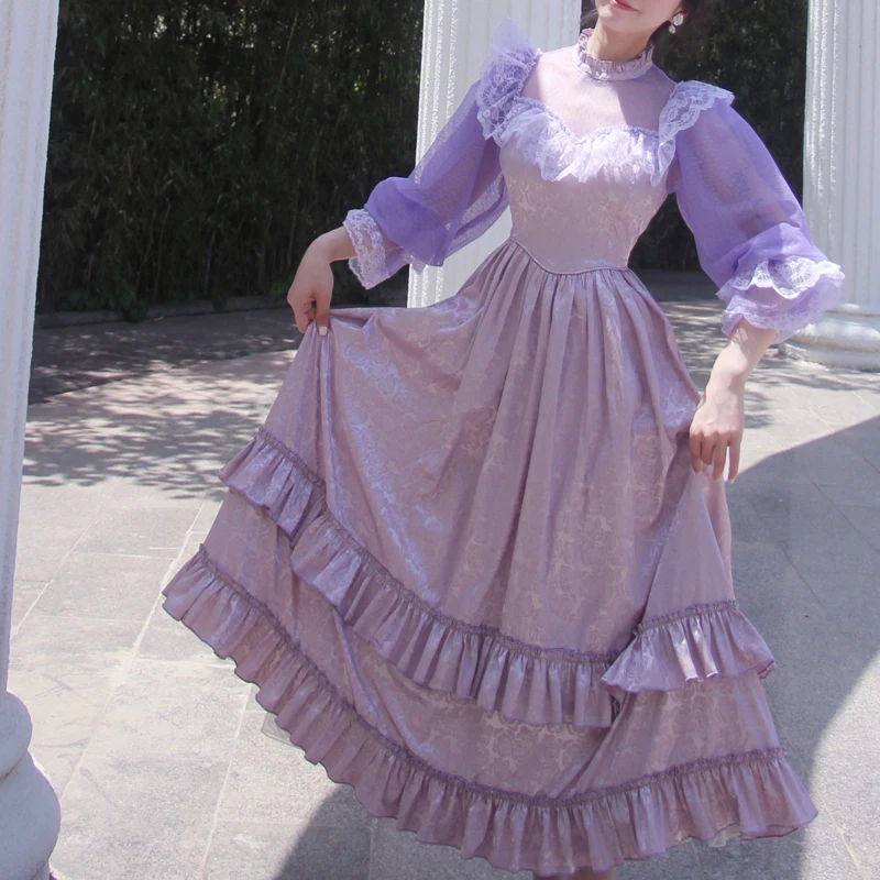 TIYIHAILEY Autumn Spring Women Dress 3/4 Lantern Sleeve Long Mid-Calf Ladies High Waist Lace Satin Patchwork Ruffles 2026 S-L
TIYIHAILEY Autumn Spring Women Dress 3/4 Lantern Sleeve Long Mid-Calf Ladies High Waist Lace Satin Patchwork Ruffles 2026 S-L