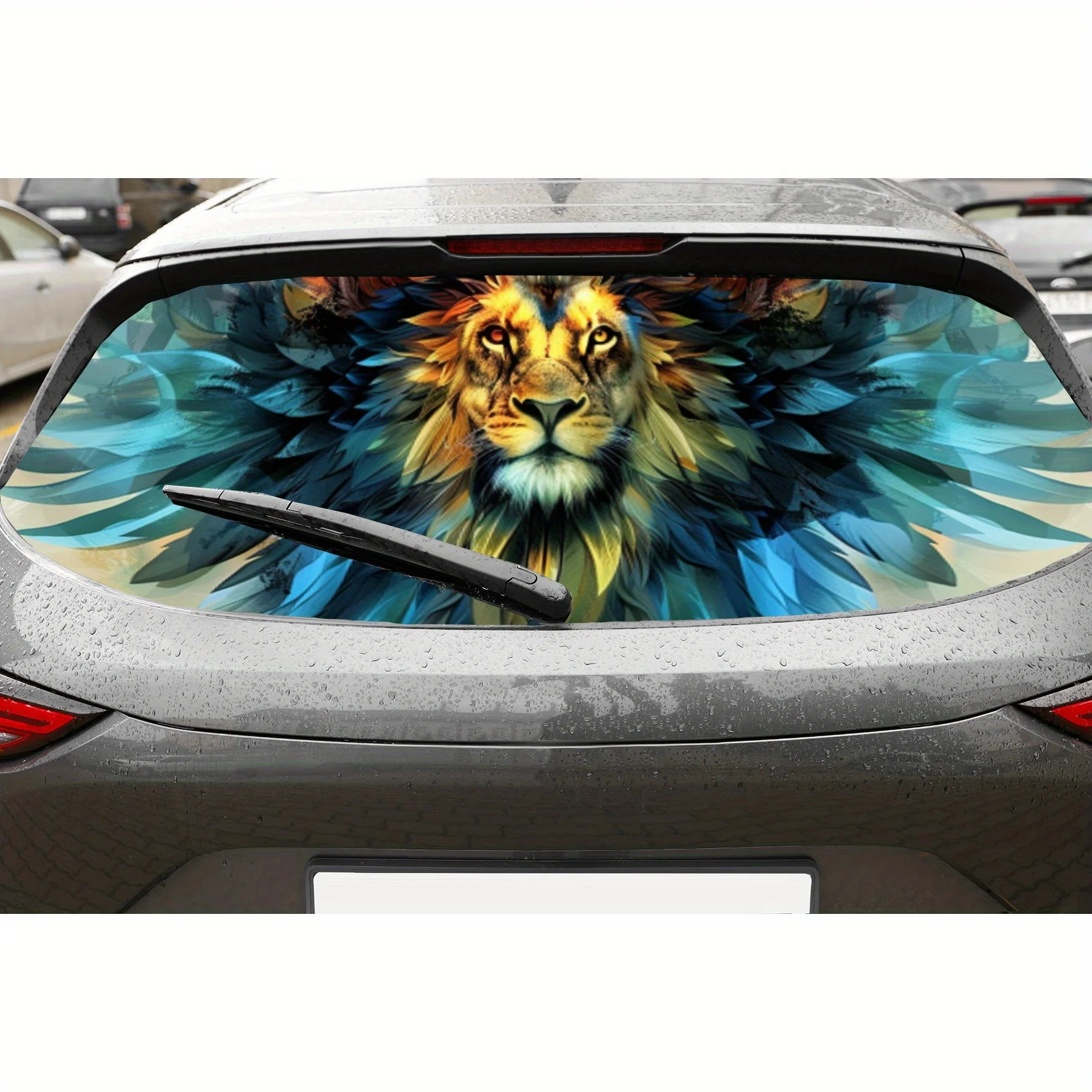 Художественный мифический лев - гибридная твори орла, наклейки на заднее лобовое стекло автомобиля, перфорированная перспектива окна грузовика, заднее окно v
Художественный мифический лев - гибридная твори орла, наклейки на заднее лобовое стекло автомобиля, перфорированная перспектива окна грузовика, заднее окно v