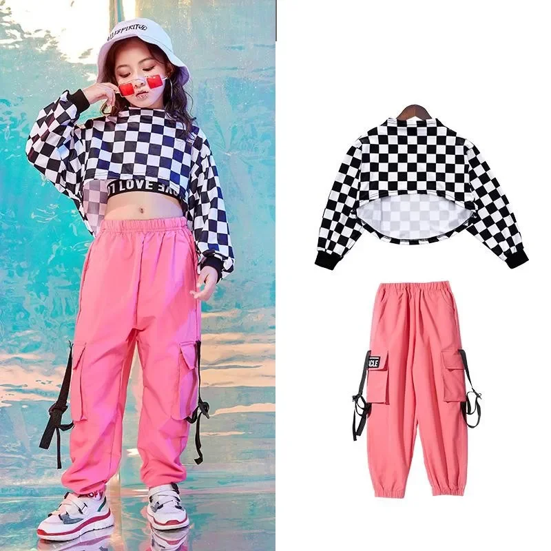 Tactical Cargo Pants Jazz Dance Costumes Clothing Stage Outfits Kids Hip Hop Dancing Clothes For Girls Sweatshirt Croped Tops
Tactical Cargo Pants Jazz Dance Costumes Clothing Stage Outfits Kids Hip Hop Dancing Clothes For Girls Sweatshirt Croped Tops