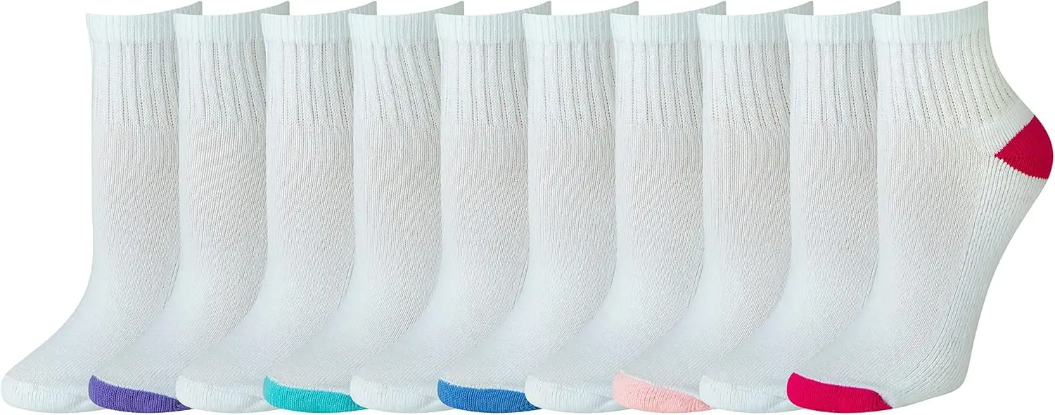 Women's Soft Cotton Ankle Socks, 10 Pairs, Cushioned Comfort
Women's Soft Cotton Ankle Socks, 10 Pairs, Cushioned Comfort