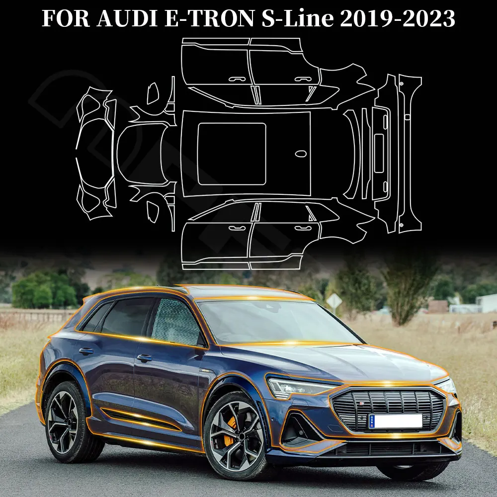 PPF Paint Protection Film for AUDI E-TRON 2019 2020 2021 2022 2023 TPU Clear Anti-Scratch Kit Car Invisible Transparent Stickers
PPF Paint Protection Film for AUDI E-TRON 2019 2020 2021 2022 2023 TPU Clear Anti-Scratch Kit Car Invisible Transparent Stickers
