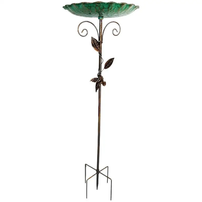 Bird Bath Bowl Garden Birdfeeder Metal Standing Birdbath Bowl Decorations Frost-proof Height Adjustable For Backyard Deck
Bird Bath Bowl Garden Birdfeeder Metal Standing Birdbath Bowl Decorations Frost-proof Height Adjustable For Backyard Deck