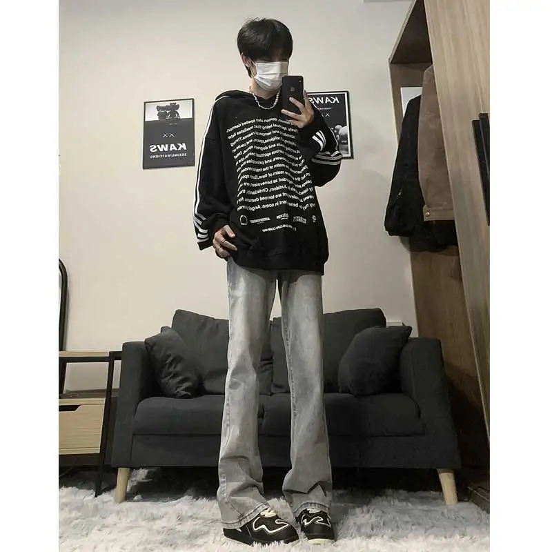 Cleanfit Smoke Grey Men's Jeans High Waist Slim Fit Stretchy Trousers Trendy Brand Long Pants American High Street Retro Style
Cleanfit Smoke Grey Men's Jeans High Waist Slim Fit Stretchy Trousers Trendy Brand Long Pants American High Street Retro Style
