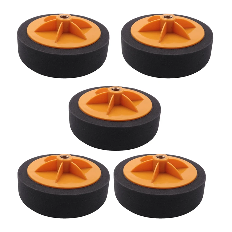 5Pcs 6 Inch/15Cm Car Polishing Waxing Pad Sponge M14 Wheel Polishing Waxing Pad Kit Tool For Car Polisher Black
5Pcs 6 Inch/15Cm Car Polishing Waxing Pad Sponge M14 Wheel Polishing Waxing Pad Kit Tool For Car Polisher Black