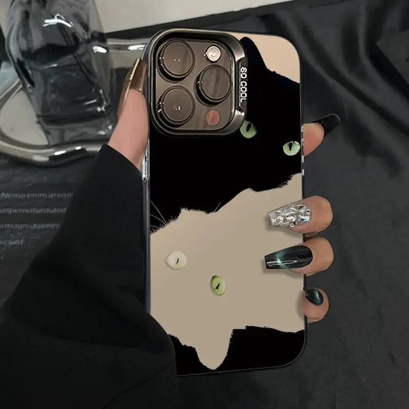 Creative design of the cat pattern probe case for iPhone 16 15 14 13 12 11 Pro/ Max/Plus shock-proof rear cover anti-fingerprint
Creative design of the cat pattern probe case for iPhone 16 15 14 13 12 11 Pro/ Max/Plus shock-proof rear cover anti-fingerprint