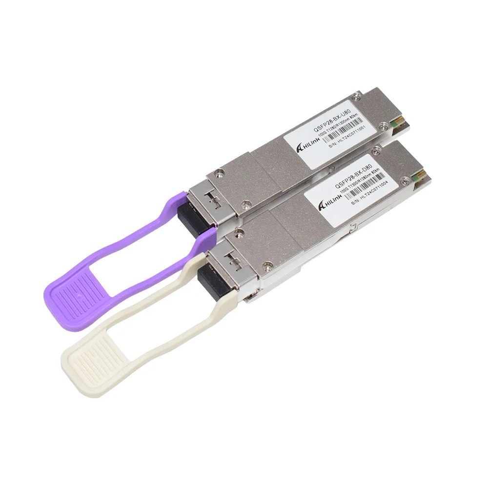 100G QSFP28 WDM BIDI 80KM SMF Simplex LC Разъем DDM 1280/1300 Волоконно-оптический модуль приемопередатчика для переключателя, подходит для FTTH
100G QSFP28 WDM BIDI 80KM SMF Simplex LC Разъем DDM 1280/1300 Волоконно-оптический модуль приемопередатчика для переключателя, подходит для FTTH