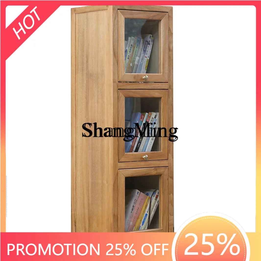 ZYYCamphor Wood Corner Small Bookshelf Floor Storage Cabinet with Wheels Simple Flip Cover with Glass Door Display Cabinet
ZYYCamphor Wood Corner Small Bookshelf Floor Storage Cabinet with Wheels Simple Flip Cover with Glass Door Display Cabinet