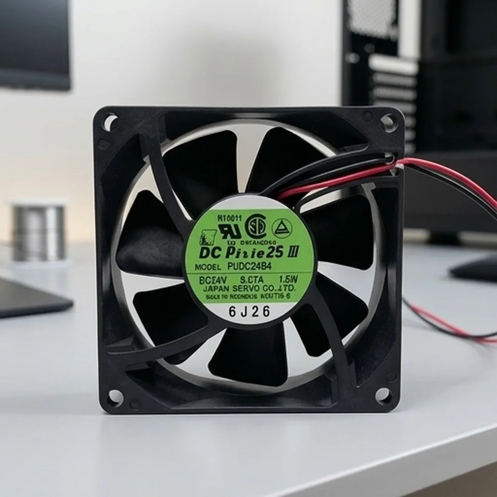 For Servo PUDC24B4 8025 DC24V 0.07A 1.5W 8CM 2-wire Inverter Cooling Fan
For Servo PUDC24B4 8025 DC24V 0.07A 1.5W 8CM 2-wire Inverter Cooling Fan