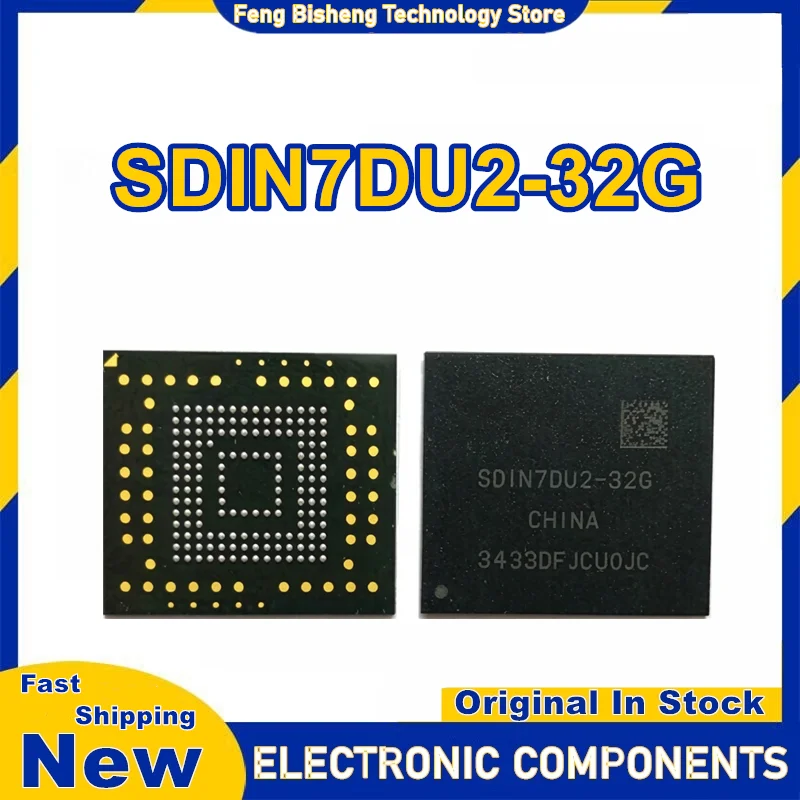 SDIN7DU2-32G BGA153 32G EMMC storage IC font library version 4.41 New Original in Stock
SDIN7DU2-32G BGA153 32G EMMC storage IC font library version 4.41 New Original in Stock