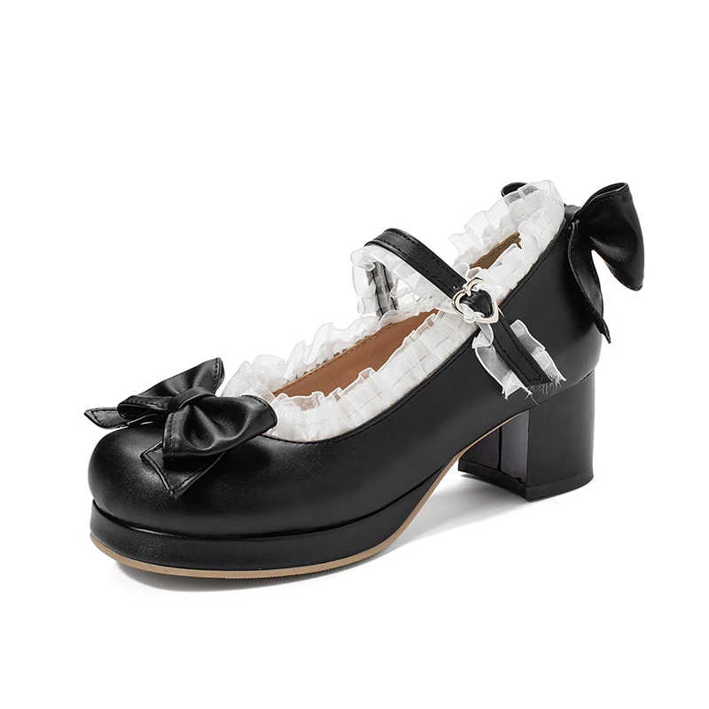Women High Heel Bordered Princess Dress Men Pink Plus Size 33-48 Girls Sweet Lolita Ruffles Bowknot Lace Bridal Wedding Shoes
Women High Heel Bordered Princess Dress Men Pink Plus Size 33-48 Girls Sweet Lolita Ruffles Bowknot Lace Bridal Wedding Shoes