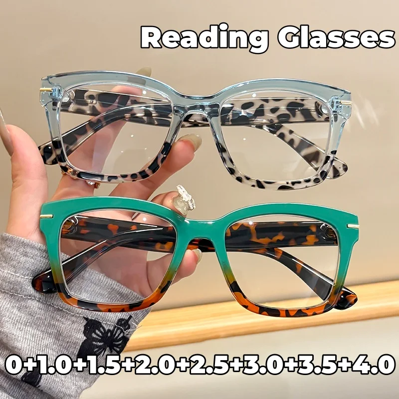 Korean Fashion Frame Reading Glasses for Women Large Frame Presbyopia Glasses Vintage HD Anti Blue Light Far Sight Eyeglasses
Korean Fashion Frame Reading Glasses for Women Large Frame Presbyopia Glasses Vintage HD Anti Blue Light Far Sight Eyeglasses