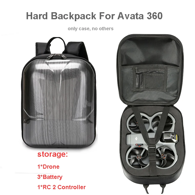 Hard Case Backpack For DJI Avata 360 Drone Accessories Carrying Case for DJI RC 2 Conroller Bag
Hard Case Backpack For DJI Avata 360 Drone Accessories Carrying Case for DJI RC 2 Conroller Bag