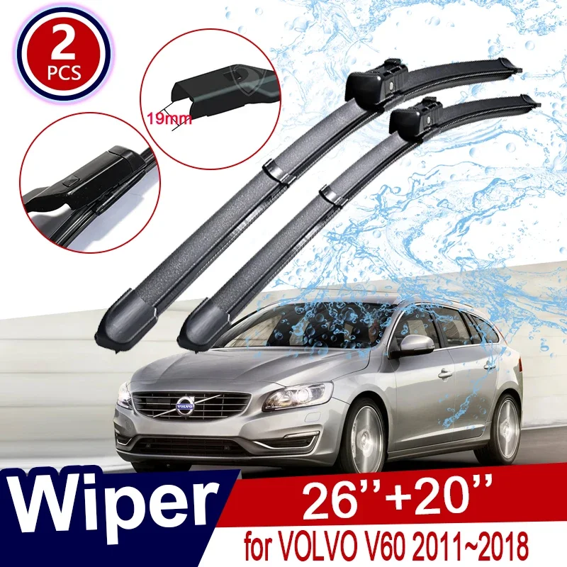 Car Wiper Blades Windscreen for VOLVO V60 Rdesign 2011~2018 Front Windshield Wipers 2012 2013 2014 2015 2016 2017 Car Goods
Car Wiper Blades Windscreen for VOLVO V60 Rdesign 2011~2018 Front Windshield Wipers 2012 2013 2014 2015 2016 2017 Car Goods