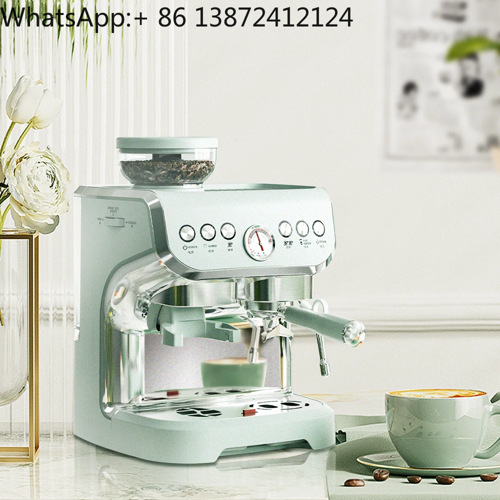 15 Bar Automatic Bean Cup Coffee Maker Multifunctional Cappuccino Espresso Machine Double Boiler Electric for Household Hotel
15 Bar Automatic Bean Cup Coffee Maker Multifunctional Cappuccino Espresso Machine Double Boiler Electric for Household Hotel