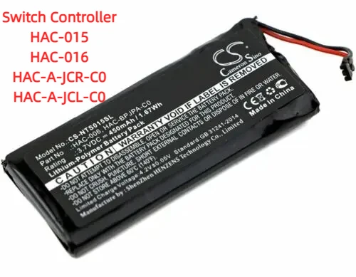 Аккумулятор для контроллера переключения Nintendo HAC-015; HAC-A-JCL-C0; HAC-A-JCR-C0
Аккумулятор для контроллера переключения Nintendo HAC-015; HAC-A-JCL-C0; HAC-A-JCR-C0