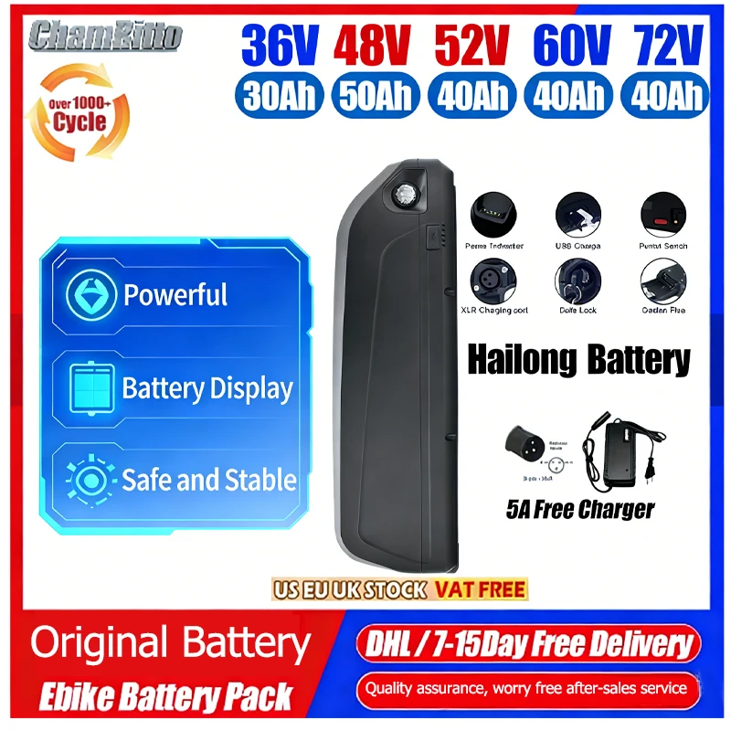 Electric Bike48V 36V 52 40ah 20ah 24 28ah Electric Bike 1500w 30ah 60v 72v 2000w 50ah 60ah Battery Bicicletta Elettrica Bateria
Electric Bike48V 36V 52 40ah 20ah 24 28ah Electric Bike 1500w 30ah 60v 72v 2000w 50ah 60ah Battery Bicicletta Elettrica Bateria