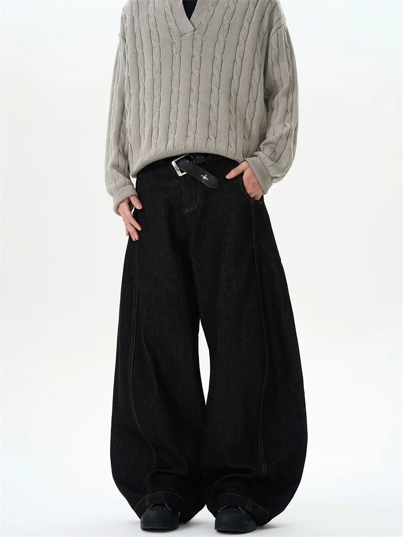 Ретро-джинсы в американском стиле для мужчин: свободные, больших размеров, прямые, модные, широкие, длинные брюки для молодежи
Ретро-джинсы в американском стиле для мужчин: свободные, больших размеров, прямые, модные, широкие, длинные брюки для молодежи