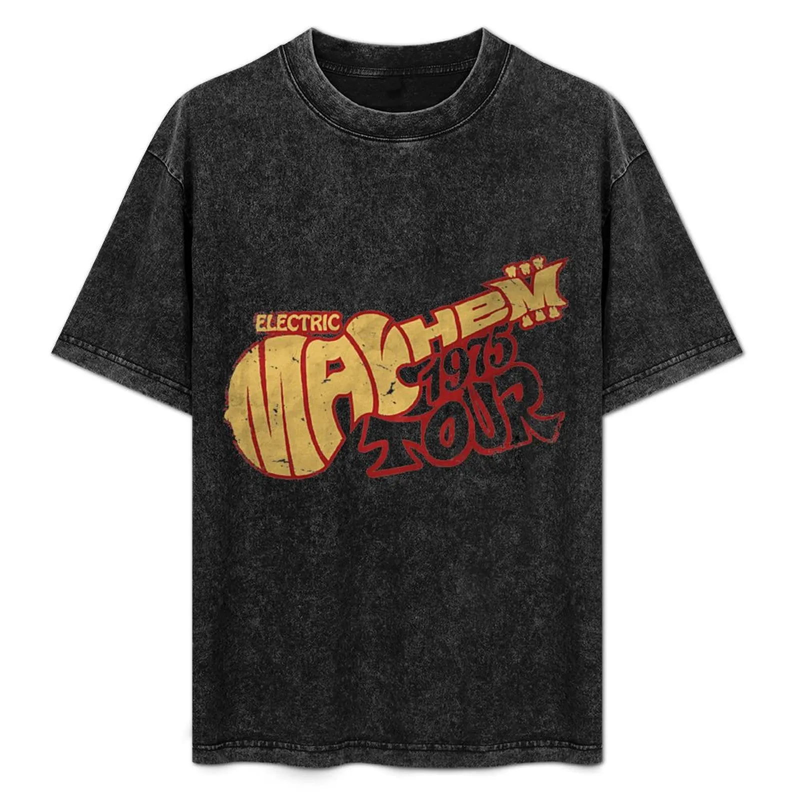 Electric mayhem Tour 1975 T-Shirt Stylish Print Short Sleeve Tee
Electric mayhem Tour 1975 T-Shirt Stylish Print Short Sleeve Tee