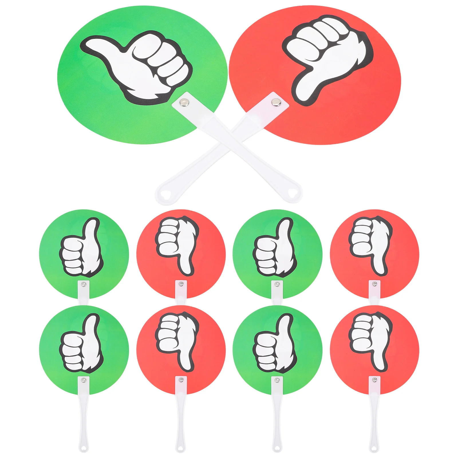 10 Pcs Classroom Voting Paddle Stickers Plastic Judging Board for Teacher School Magnetic
10 Pcs Classroom Voting Paddle Stickers Plastic Judging Board for Teacher School Magnetic