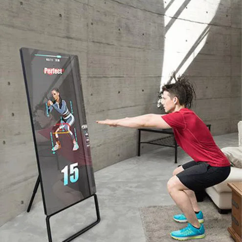 55" Inch LCD WIFI Interactive Touchscreen Android Display Virtual Intelligent Fitness Mirror Gym Mirror With Camera HD-M-I In
55" Inch LCD WIFI Interactive Touchscreen Android Display Virtual Intelligent Fitness Mirror Gym Mirror With Camera HD-M-I In