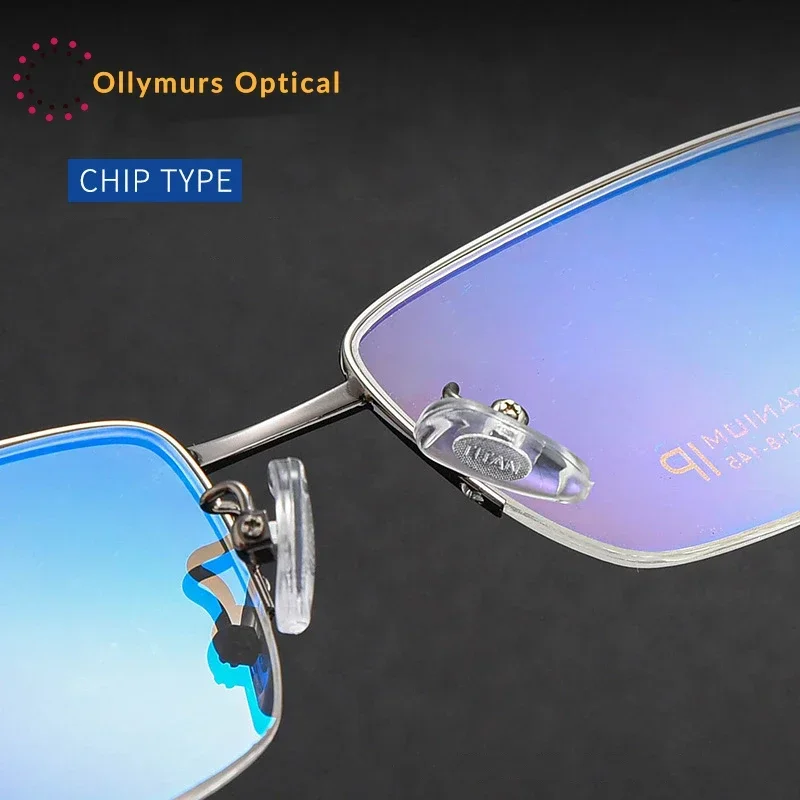Ollymurs Prescription Eyeglasses Frame Christmas Business Pure Titanium Half-frame Glasses Myopia Men 1052
Ollymurs Prescription Eyeglasses Frame Christmas Business Pure Titanium Half-frame Glasses Myopia Men 1052