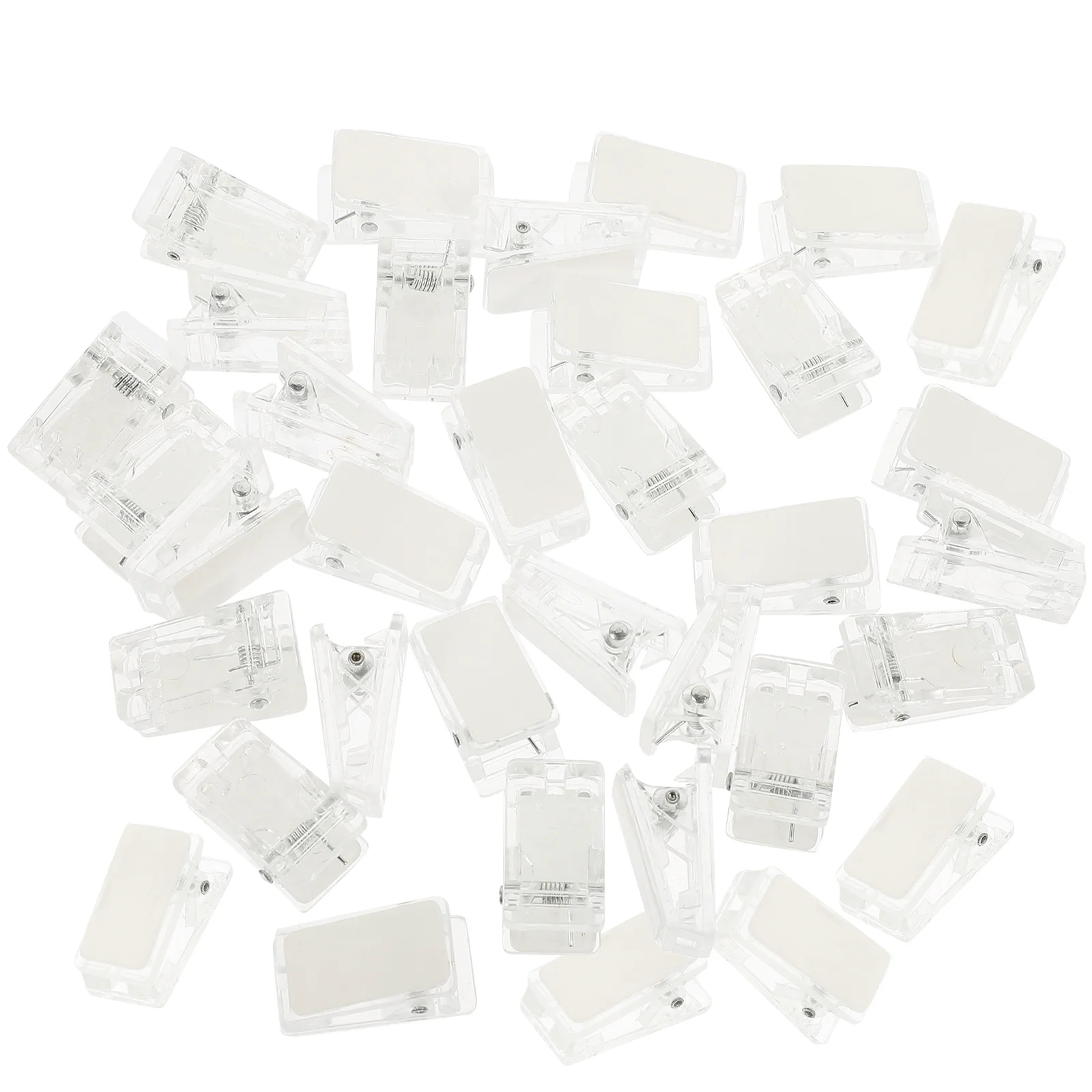 Self-Adhesive Clip Small Clear Clips ID Cards Badge Spring Wall Clamp Clothes Hanging Rack
Self-Adhesive Clip Small Clear Clips ID Cards Badge Spring Wall Clamp Clothes Hanging Rack