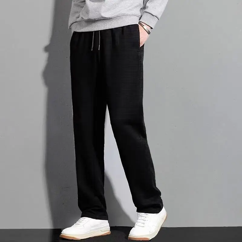 2023 Men's Spring Summer New Loose Straight Trousers Male Solid Color Sports Casual Pants Men Students Streetwear Pants F17
2023 Men's Spring Summer New Loose Straight Trousers Male Solid Color Sports Casual Pants Men Students Streetwear Pants F17
