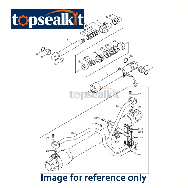 11990348 Hydraulic Cylinder Seal Kit For Volvo (L120F)
11990348 Hydraulic Cylinder Seal Kit For Volvo (L120F)