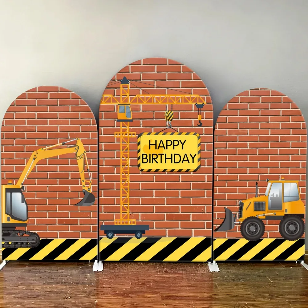 FiVan Arch Backdrop Cover Construction Forklift Red Brick Wall Theme Baby Shower Boys Kids Birthday Party Chiara Wall Elastic
FiVan Arch Backdrop Cover Construction Forklift Red Brick Wall Theme Baby Shower Boys Kids Birthday Party Chiara Wall Elastic