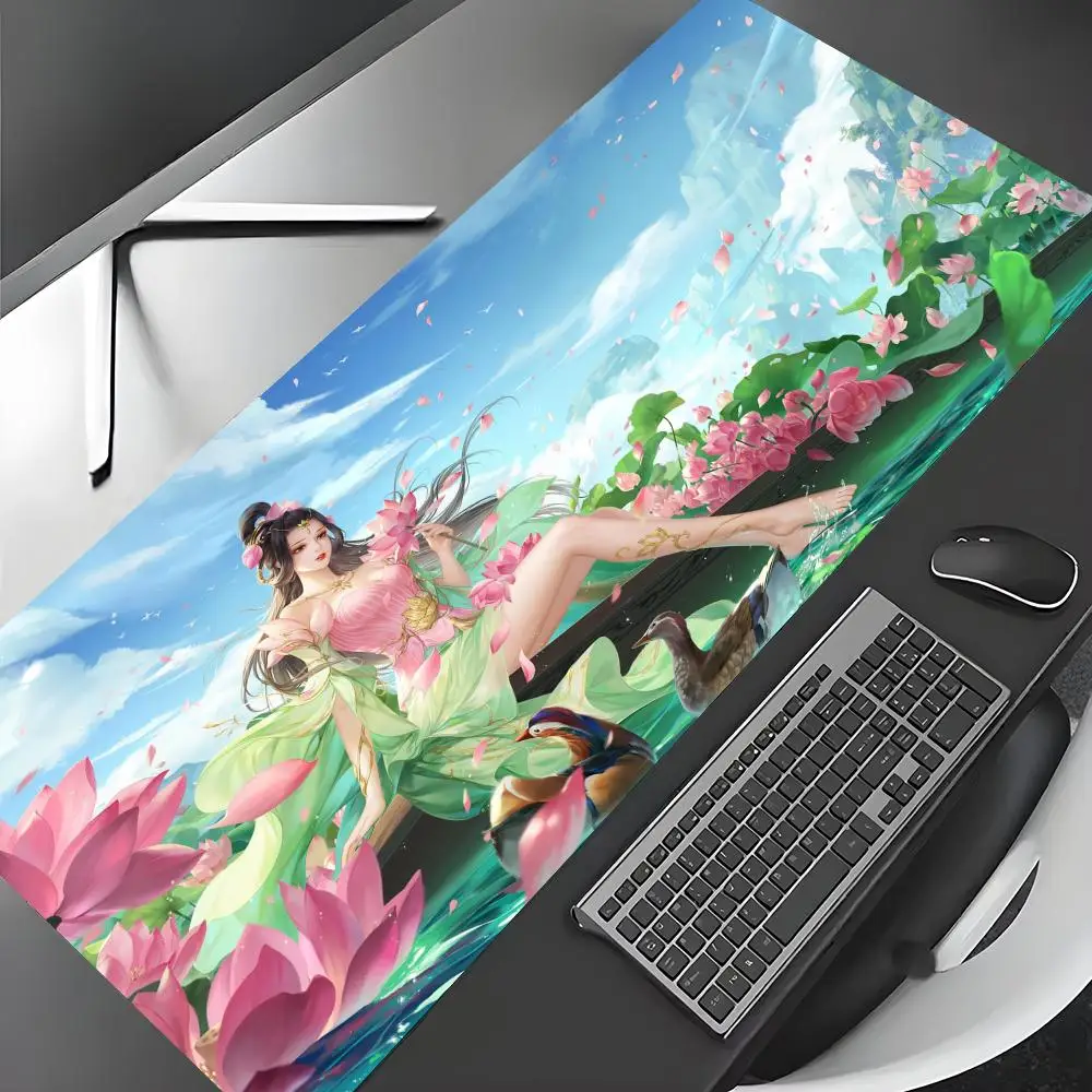 Dreamy Lotus Fairy anime Mouse Pad Desk Mat Gaming mat gamer pc accessories rubber anti-slip keypad expansion mousepad
Dreamy Lotus Fairy anime Mouse Pad Desk Mat Gaming mat gamer pc accessories rubber anti-slip keypad expansion mousepad
