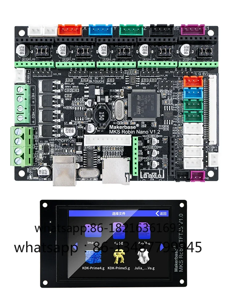 Makerbase MKS Robin Nano V1.2 3D printer motherboard control board
Makerbase MKS Robin Nano V1.2 3D printer motherboard control board