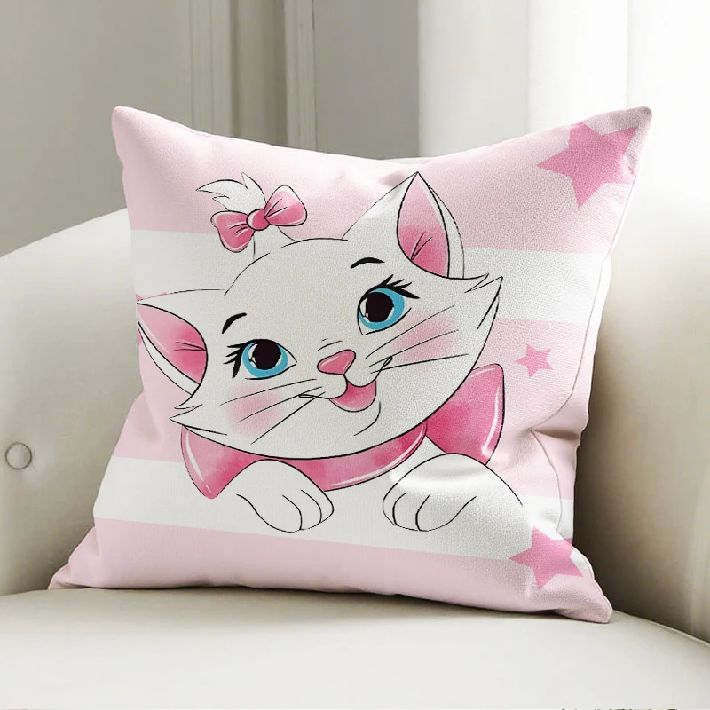 Disney Marie Cat Pillow Cover Pink White Stripe Pattern Decorative Cushion Sofa Bedroom Home Decor Gift
Disney Marie Cat Pillow Cover Pink White Stripe Pattern Decorative Cushion Sofa Bedroom Home Decor Gift