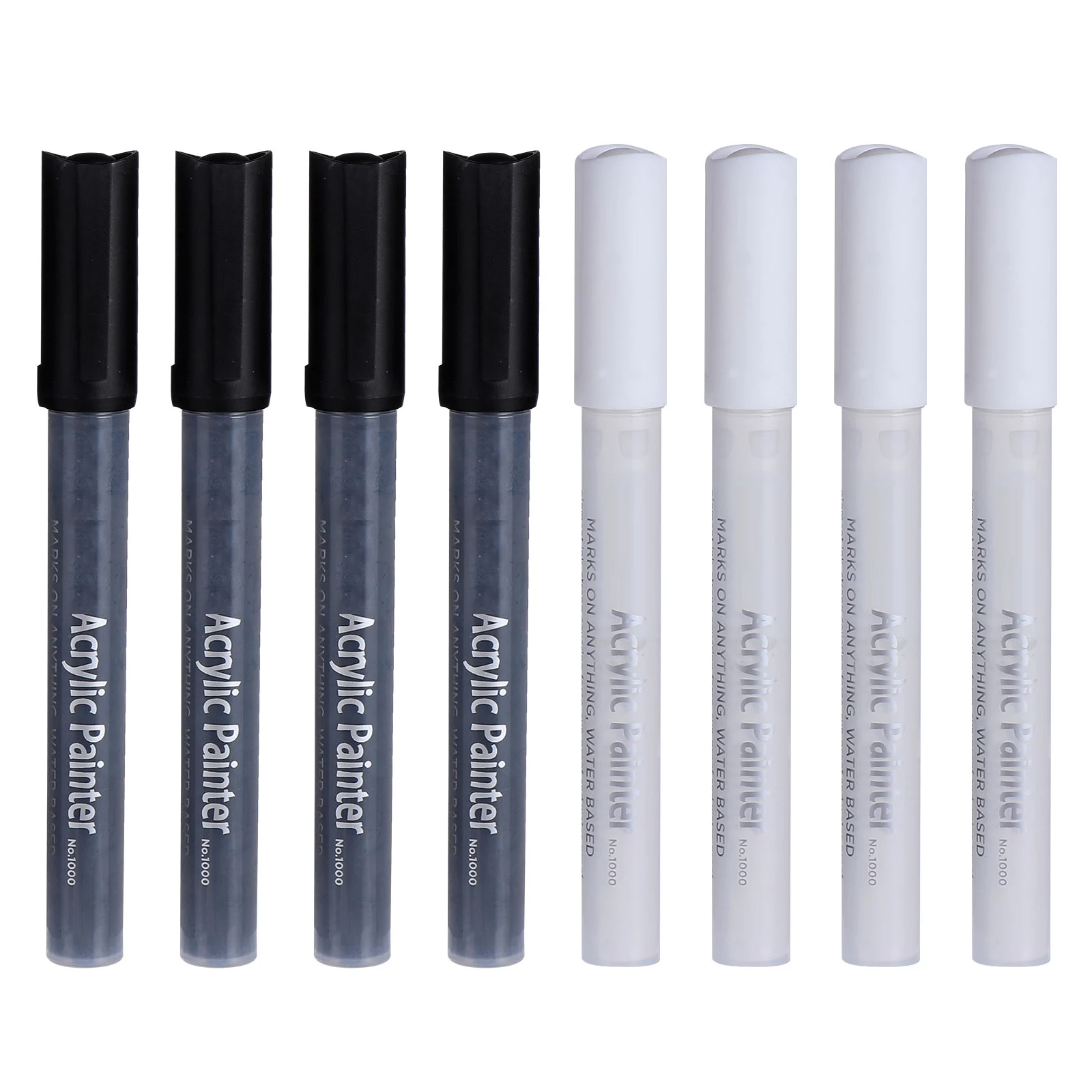 8pcs Water-based Pigment Ink Painting Markers Pens White Marker Marking Pen Pen Acrylic Marker Pens Black
8pcs Water-based Pigment Ink Painting Markers Pens White Marker Marking Pen Pen Acrylic Marker Pens Black