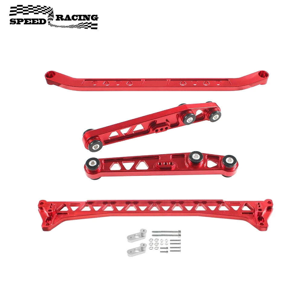 Rear Lower Control Arm Subframe Brace Tie Bar Kit for 92-95 Honda Civic EG Red for EF/EG/DC Engine
Rear Lower Control Arm Subframe Brace Tie Bar Kit for 92-95 Honda Civic EG Red for EF/EG/DC Engine