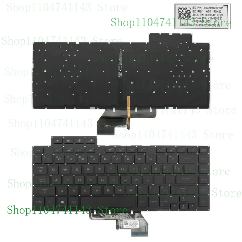 New for Asus ROG gu502lu gu502du gu502lv gu502lw laptop US backlit keyboard
New for Asus ROG gu502lu gu502du gu502lv gu502lw laptop US backlit keyboard