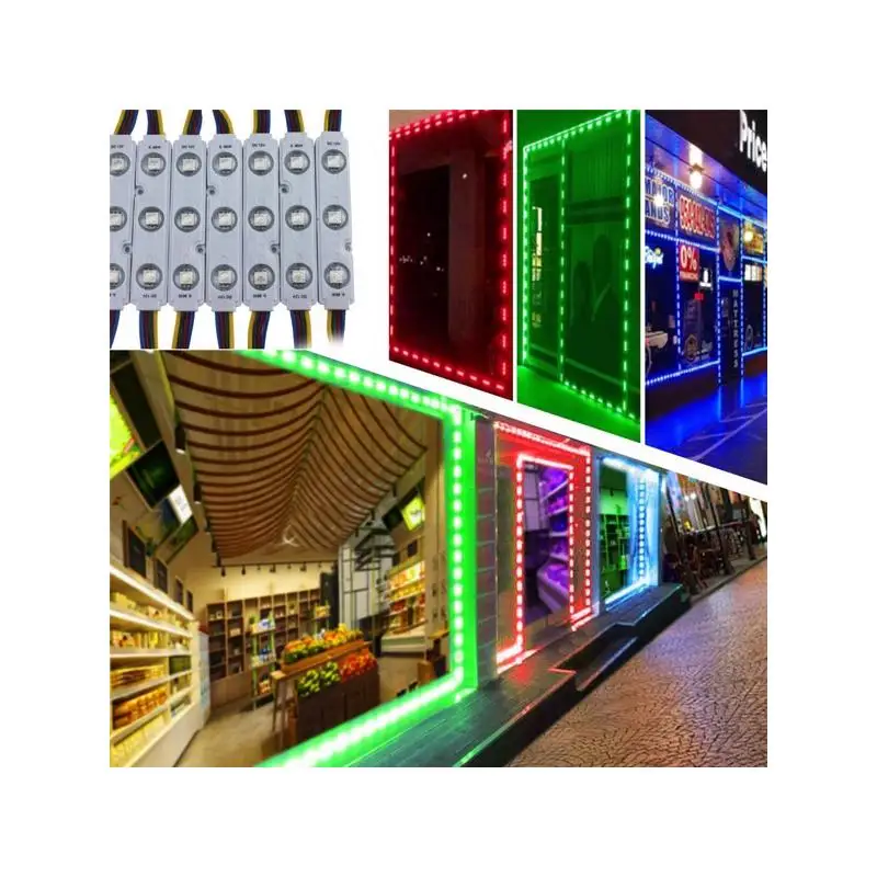 12V RGB SMD 5050 LED Module Light for Signage Channel Letter Store Window Display
12V RGB SMD 5050 LED Module Light for Signage Channel Letter Store Window Display