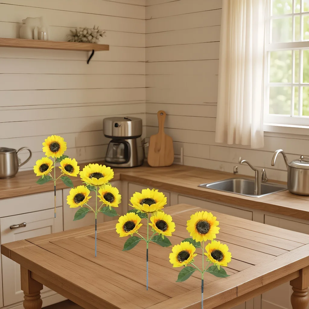 Solar Sunflower Lights, 800mAh Battery Outdoor Waterproof Solar Stake Lights for Garden Back Yard Pathway
Solar Sunflower Lights, 800mAh Battery Outdoor Waterproof Solar Stake Lights for Garden Back Yard Pathway