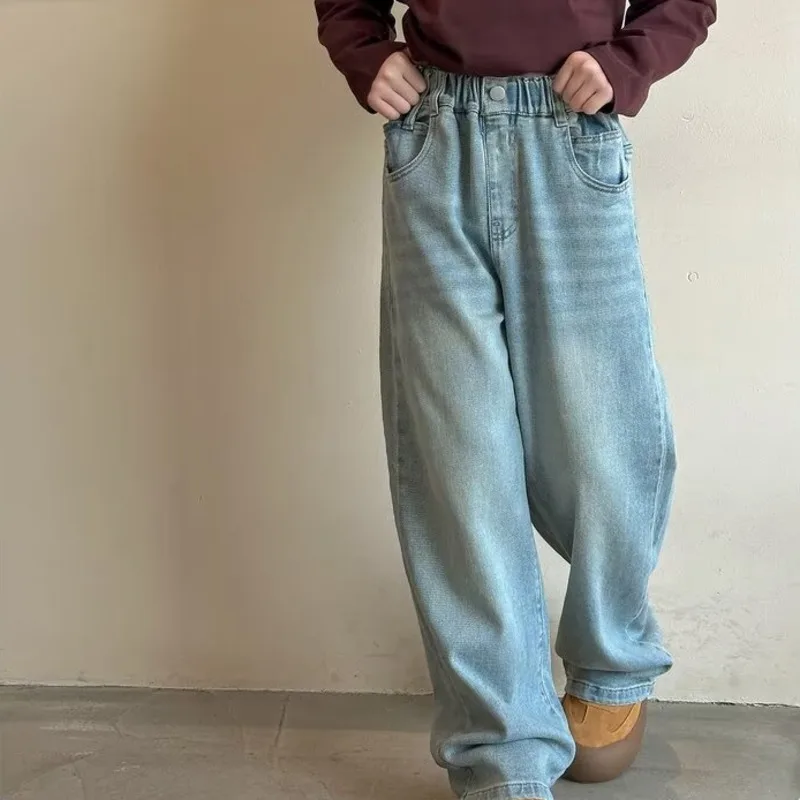 Children's Clothing Children's Jeans Spring And Autumn New Casual Girls Wide Leg Pants Loose Girls Straight Leg Long Pants
Children's Clothing Children's Jeans Spring And Autumn New Casual Girls Wide Leg Pants Loose Girls Straight Leg Long Pants