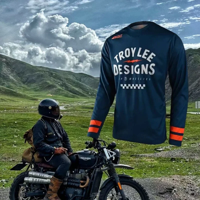 New Summer Men's/Women's T-Shirts Motorcycle Long Sleeve Top Breathable Outdoor Sports Mountain Bike Trail Sweatshirt Racing
New Summer Men's/Women's T-Shirts Motorcycle Long Sleeve Top Breathable Outdoor Sports Mountain Bike Trail Sweatshirt Racing