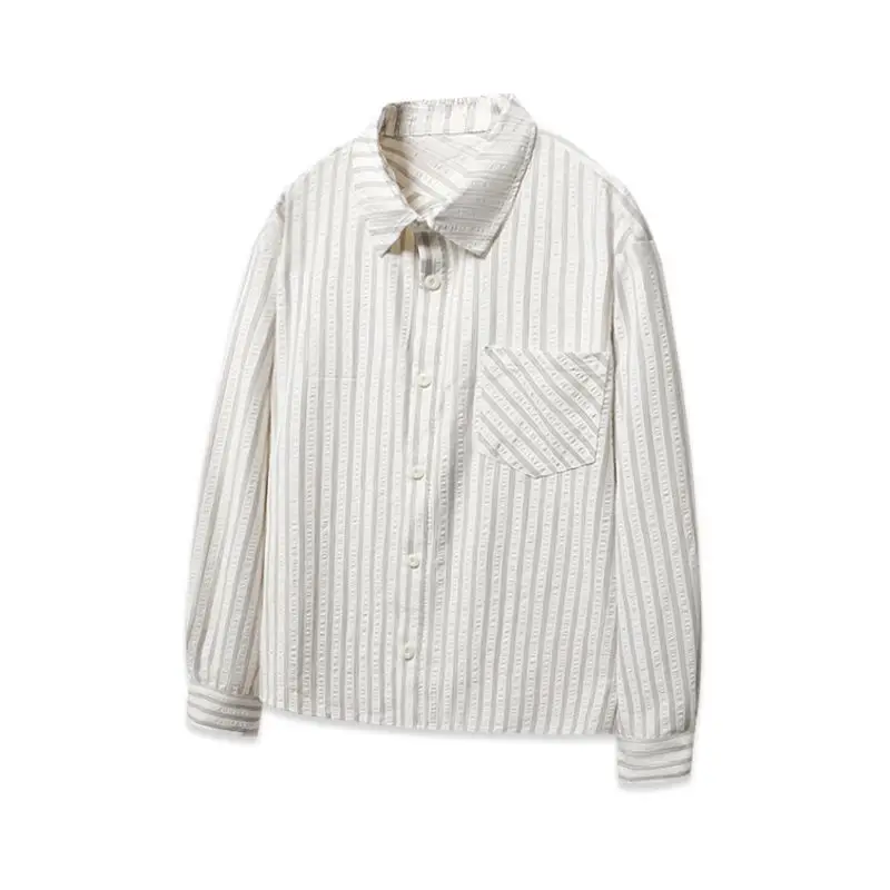 Свободный крой Long Sve в полоску, повседневная одежда для мужчин, весна-осень, смесь хлопка и полиэстера, дышащая, удобная, молодежная мода
Свободный крой Long Sve в полоску, повседневная одежда для мужчин, весна-осень, смесь хлопка и полиэстера, дышащая, удобная, молодежная мода