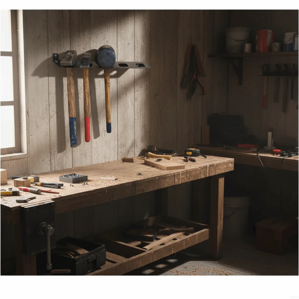 Держатель Сверхмощная настенная стойка из углеродистой стали Металлический держатель для молотка Настенный безопасный стеллаж для хранения инструментов Майстерня
Держатель Сверхмощная настенная стойка из углеродистой стали Металлический держатель для молотка Настенный безопасный стеллаж для хранения инструментов Майстерня