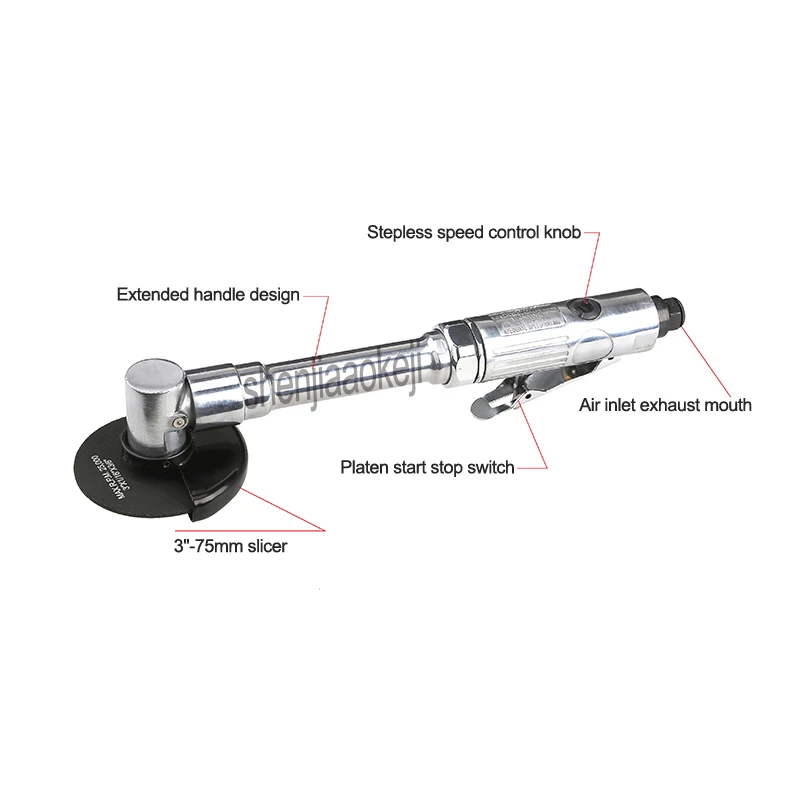 WX-813 Small-Scale Pneumatic Cutter Machine 18000RPM Air Cutting Machine Tool With Extra Long Handle 3"-75mm Pneumatic
WX-813 Small-Scale Pneumatic Cutter Machine 18000RPM Air Cutting Machine Tool With Extra Long Handle 3"-75mm Pneumatic