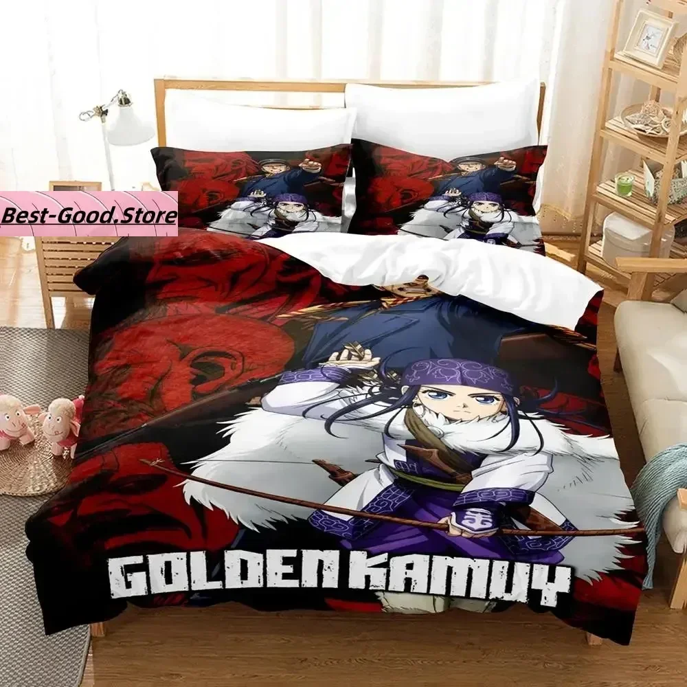 3D Print Anime Golden Kamuy Bedding Set Printed Bed Set With Pillowcase Bed Duvet Cover Soft Single Double Queen Super King Size 
3D Print Anime Golden Kamuy Bedding Set Printed Bed Set With Pillowcase Bed Duvet Cover Soft Single Double Queen Super King Size