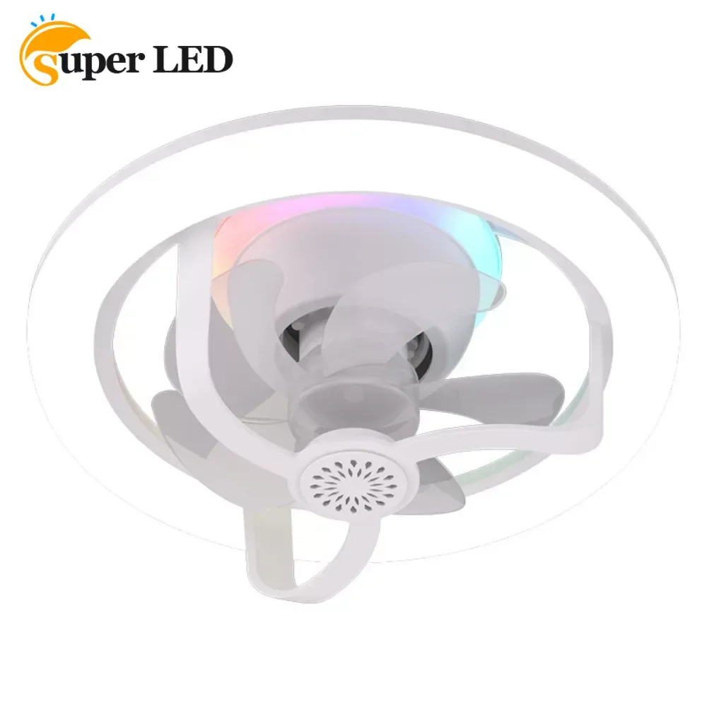Fan Light-RGB Adjustable Ceiling Fan Light Modern Style Blade High-Quality LED Light E27 360 Degree Shaking Head Fan Light
Fan Light-RGB Adjustable Ceiling Fan Light Modern Style Blade High-Quality LED Light E27 360 Degree Shaking Head Fan Light