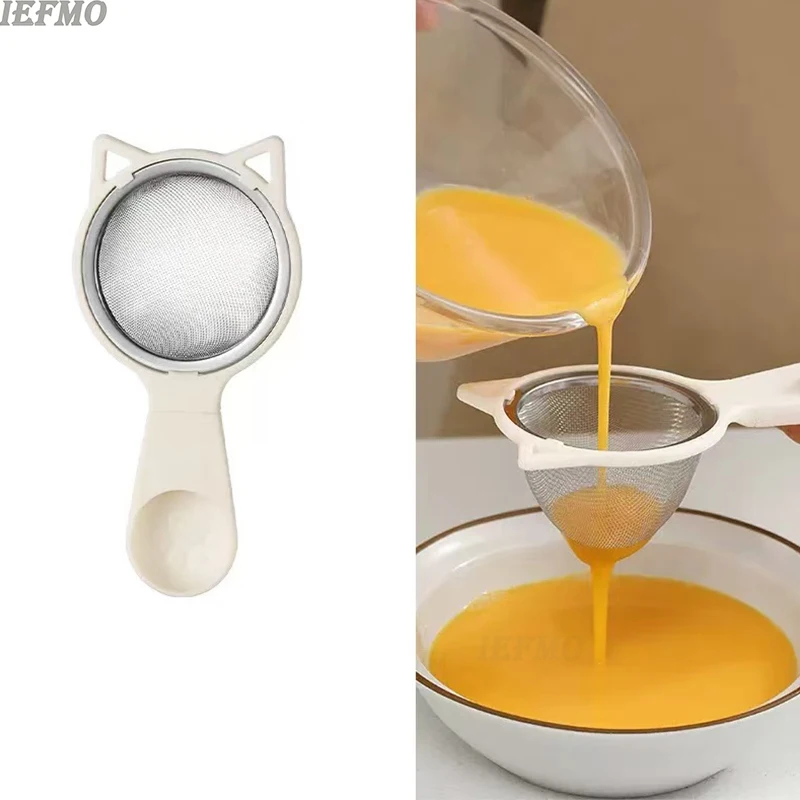 Handle Cat Ear Shape Metal Fine Mesh Filter Stainless Steel For Juicing,Filtering Tea,Flour,Soy Milk Kitchen Tools
Handle Cat Ear Shape Metal Fine Mesh Filter Stainless Steel For Juicing,Filtering Tea,Flour,Soy Milk Kitchen Tools