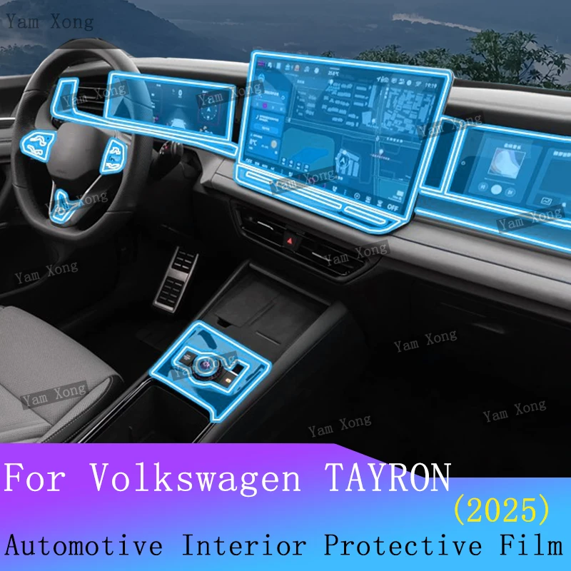 For Volkswagen TAYRON 2025 Automotive Interior Screen Protective Film Panel Navigation Cover Anti-Scratch Sticker BC Pillar Trim 
For Volkswagen TAYRON 2025 Automotive Interior Screen Protective Film Panel Navigation Cover Anti-Scratch Sticker BC Pillar Trim