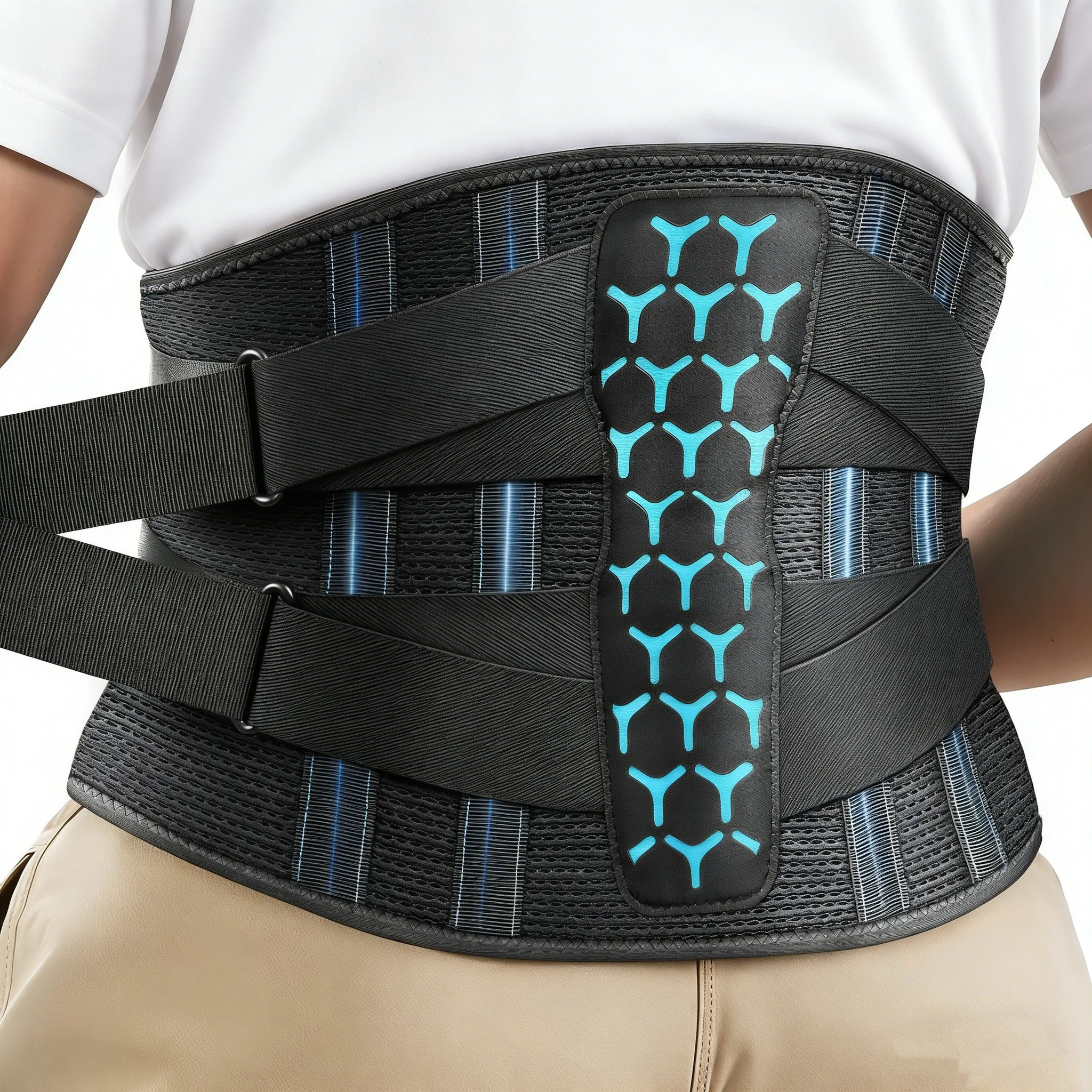 Back Brace Support Belt-Lumbar Support Back Brace for fitness, exercise, running, sedentary, Adjustable Support Straps-Lower Bac
Back Brace Support Belt-Lumbar Support Back Brace for fitness, exercise, running, sedentary, Adjustable Support Straps-Lower Bac