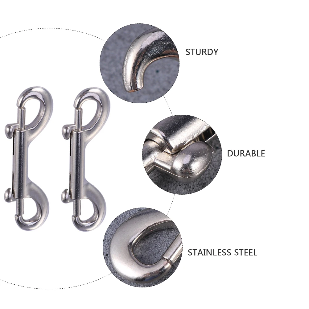 Stainless Steel Double Head Hooks Heavy Duty Snap Clasps Spring Thumb Lever Long Clip Boating Rope Deck
Stainless Steel Double Head Hooks Heavy Duty Snap Clasps Spring Thumb Lever Long Clip Boating Rope Deck